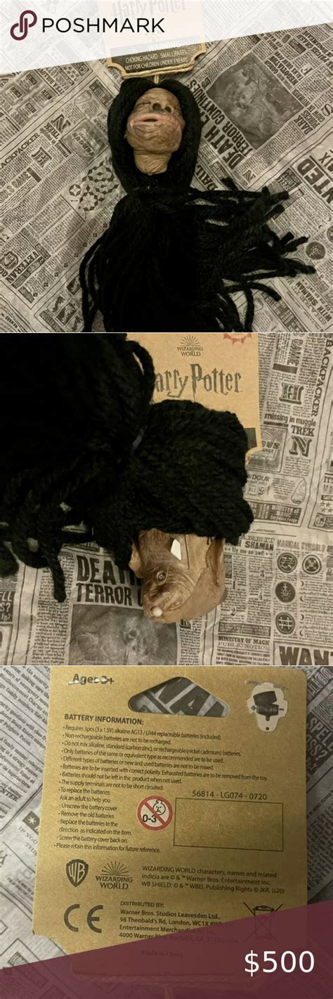 Harry Potter Talking Dre Shrunken Head From The Official Warner Bros