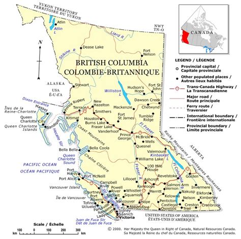 British Columbia Political Map