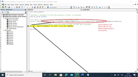 How To Open The Windows Shell From Vba With Use Cases Vba And Vbnet