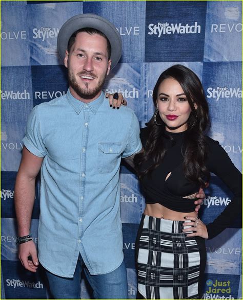 Janel Parrish And Val Chmerkovskiy Are A Perfect Pair At People