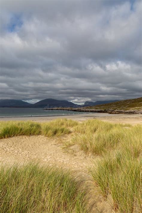 Luskentyre Beach On The Island Of Harris In The Western Isles Stock
