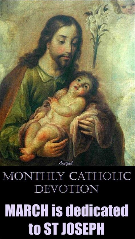 March The Month Of St Joseph The Catholic Church Dedicates The Entire