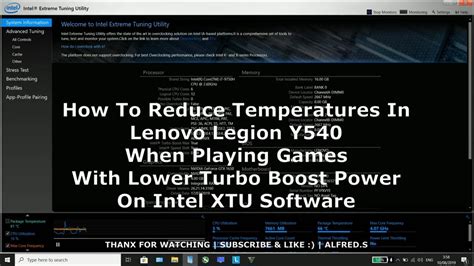 How To Reduce Temperatures With Turbo Boost Power When Playing Games On