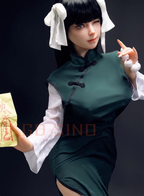 166cm498ft Silicone Sex Doll Gd Sino G11 Juicy Peach In Cheongsam With Rs Version Sino Doll