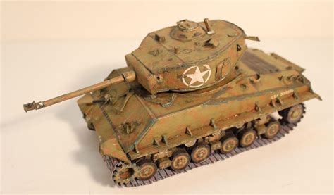 Unknow Wwii Us M4a E8 Sherman Tank 135 Scale Paper Built Modelno
