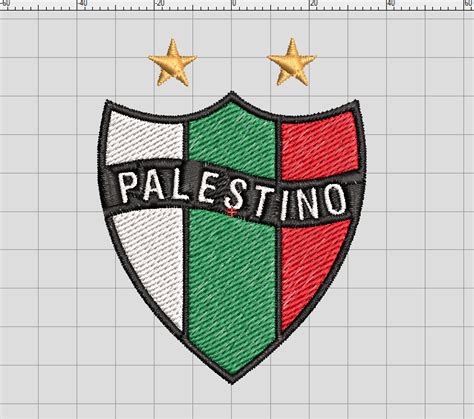 Más que un equipo, todo un pueblo #vamospalestino #subetealcamello www.palestino.cl. Matriz Escudo Club Deportivo Palestino | Matrices y Bordados
