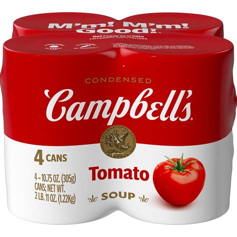 Buy Campbells Condensed Tomato Soup 1075 Ounce Can Pack Of 4 Online