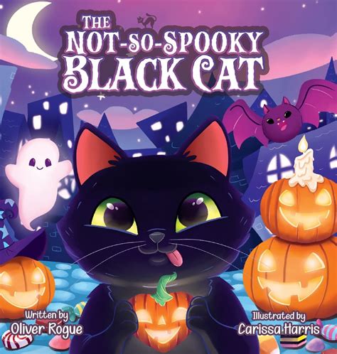 the not so spooky black cat uk rogue oliver harris carissa 9780578312330 books