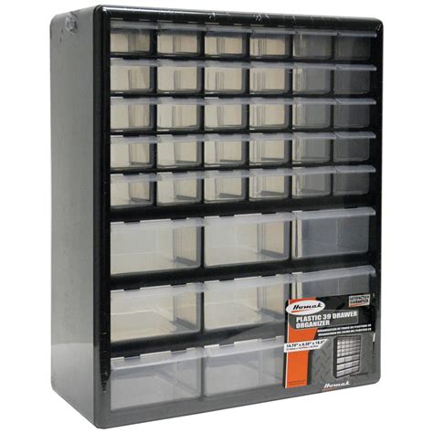 As a general rule, drawers seem to break down in three (3) basic ways: Drawer Parts Organizer with 39 Drawers - Homak Manufacturing