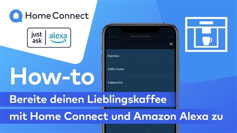Bereite Deinen Lieblingskaffee Mit Home Connect Und Amazon Alexa Zu