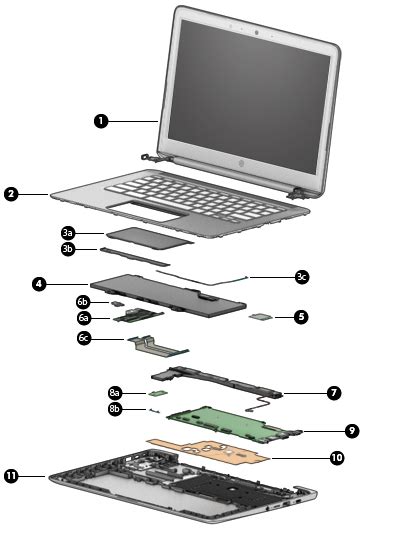 Hp Chromebook 14a G5 Illustrated Parts Hp Customer Support