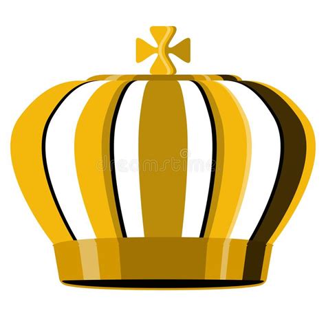 Golden Crown Icon Stock Vector Illustration Of Heraldic 117750775
