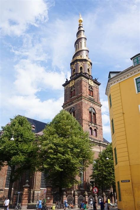 Church Of Our Saviour Is A Famous Church In Copenhagen Denmark With A