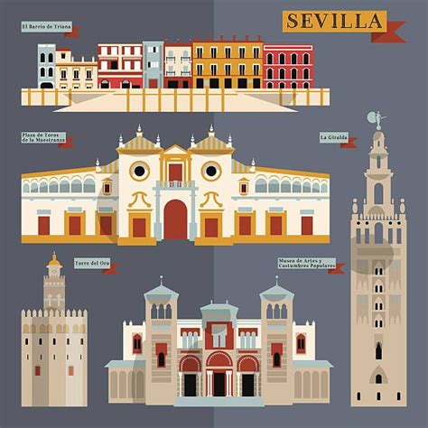 Sevilla Vectores Libres De Derechos Sevilla Ilustración Vectorial