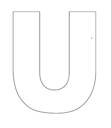 Printable Letter U