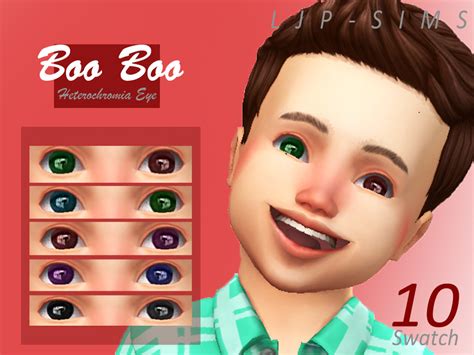 Ljp Sims Booboo Heterochromia Eye Toddler