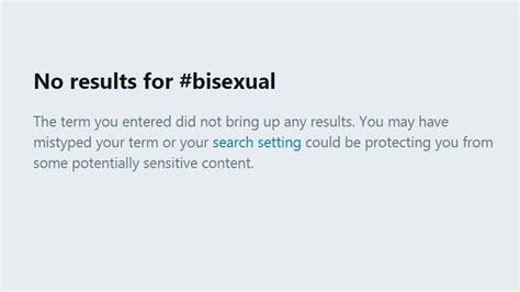 It Appears That Twitter Has Blocked Bisexual Indy100 Indy100