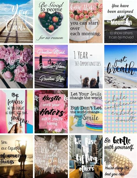 31 Free Vision Board Printables To Inspire Your Dreams In 2021