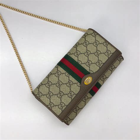 Gucci Ophidia Gg Chain Wallet Awaregreen