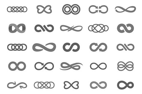 Have you ever wondered how to type some of those special characters that don't seem to appear anywhere on the mac keyboard? Infinity symbol set (128133) | Icons | Design Bundles