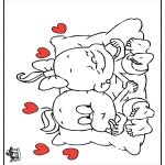 valentines day theme coloring pages