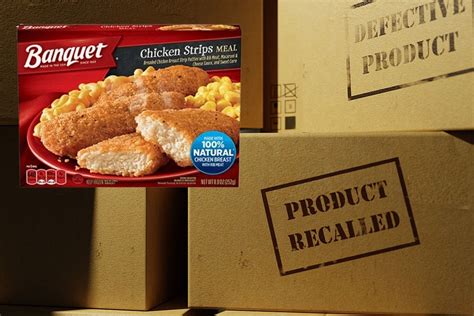 Conagra Brands Recalls Banquet Chicken Strips Meal