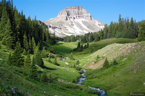 Big Blue Uncompahgre San Juan Mountains Colorado Mountain