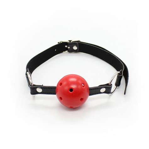 Russia Free Shipping Hollow Red Ball Mouth Ball Gag Mouth Cork Sex