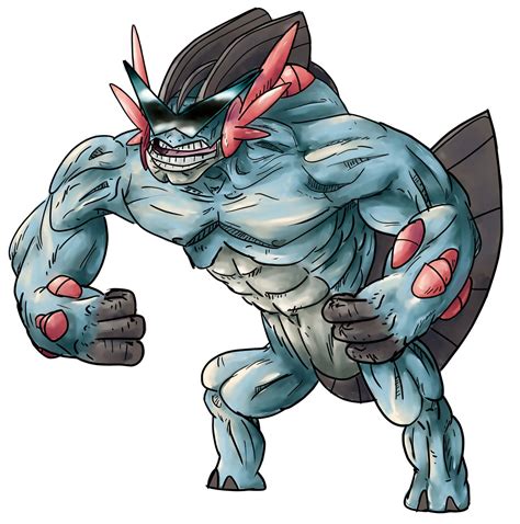 Mega Swampert By Yggdrassal On Deviantart