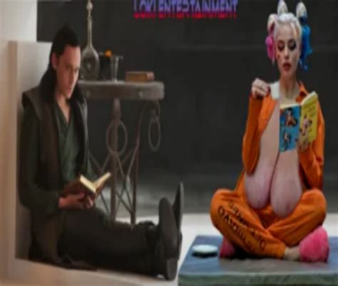 Post Avengers Batman Series Crossover Dc Dceu Fakes Harley Quinn Loki Margot Robbie