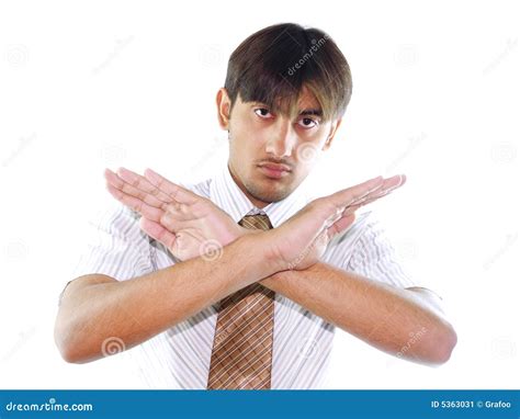 Man With Arms Crossed Stock Image Image 5363031