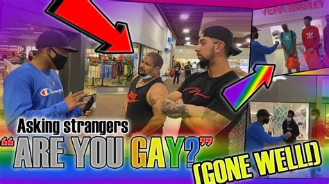 asking strangers if they re gay gone well youtube