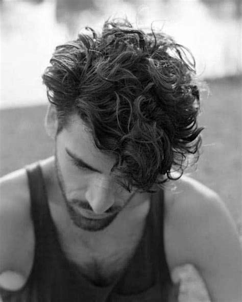 50 Long Curly Hairstyles For Men - Manly Tangled Up Cuts