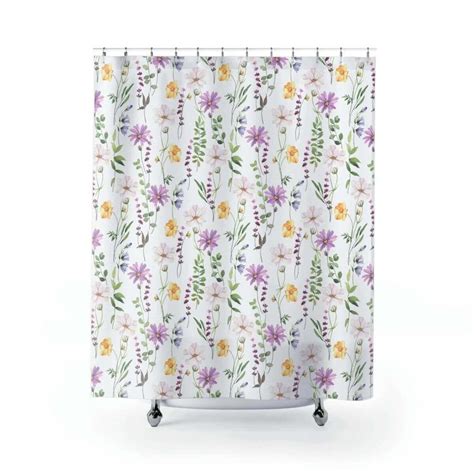 Floral Pattern Shower Curtain Hearth Home And Living