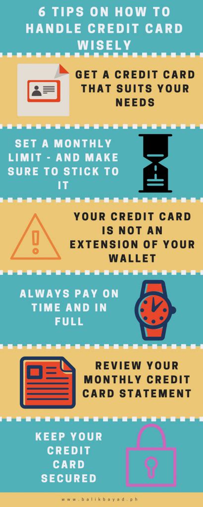 Having a credit card brings a lot of financial responsibility. 6 Tips on How to Handle Your Credit Card Wisely - balikbayad Blog