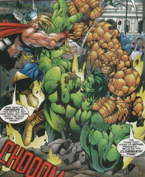 Hulk Vs The Thing Just In Case