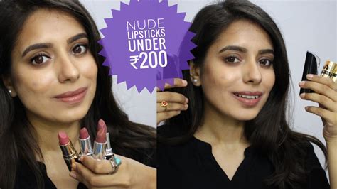 Top Affordable Nude Lipsticks Available In India For Fair Medium