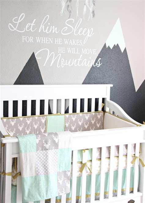 Visit theburlybear.com to shop & browse our selection of rustic home décor and. Design Reveal: Mountain-Inspired Nursery - Project Nursery