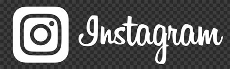 White Ig Instagram Insta Text Logo Citypng
