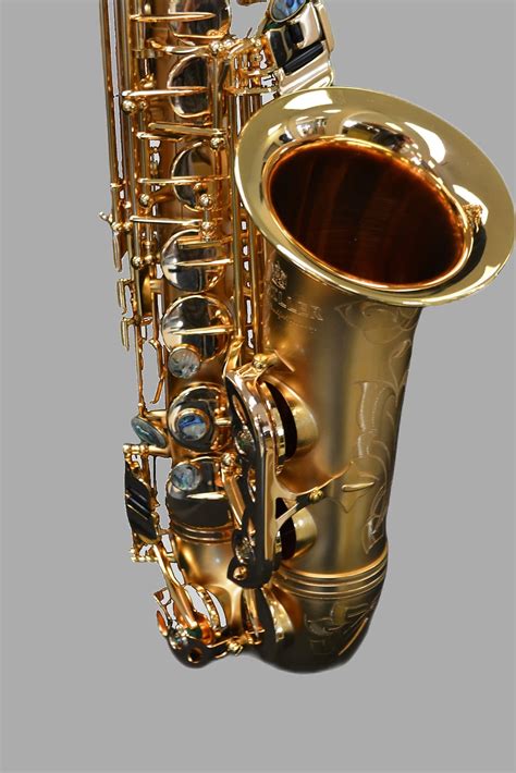 Schiller Elite V Alto Saxophone Satin Goldgold Big Bell Jim Laabs