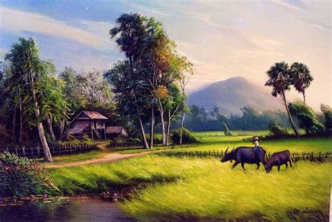 Pin by ulilang wakwak on San Lazaro | Landscape illustration, Landscape paintings, Landscape ...