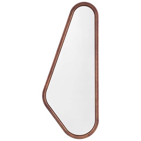 Ali Left Mirror In Walnut Wood Finish Frame Individual For Sale At 1stdibs