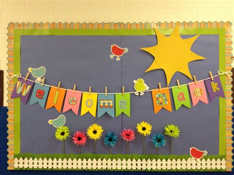 Welcome Back To School Bulletin Board Ideas For Preschool Images And