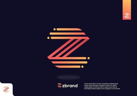 Cone Do Logotipo Da Letra Z Design Elementos Do Modelo Vetor Premium