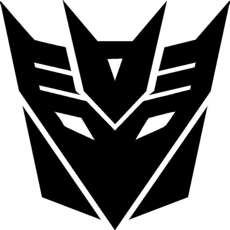 Metal (chrome finish) buyers beware: The Reflective Decepticon sticker/Decal for Car or Bike ...
