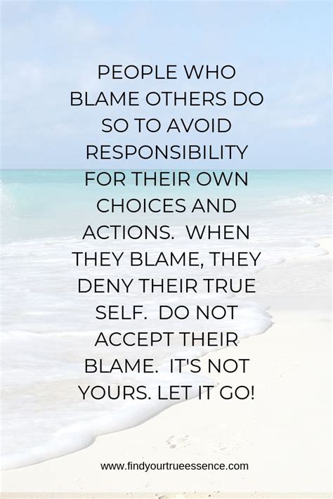 DO NOT ACCEPT THEIR BLAME Blaming Others Quotes Blame Quotes Just For Today Quotes