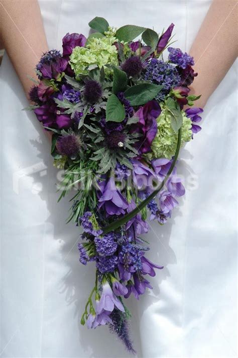 gorgeous scottish inspired thistle bridal wedding bouquet wedding flowers wedding bouquets
