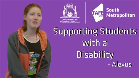 Supporting Students With A Disability Alexus Youtube