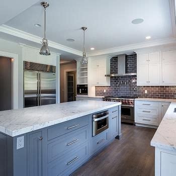 This ensures that you can walk around the island easily and at the same time allows for at least two persons to use the space comfortably at the same time (one person can still walk behind another person. Alpine White Granite Countertop - Transitional - kitchen - Sherwin Williams SW6243 Distance - J ...