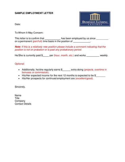 An offer of employment is not the same as a job offer letter. Sample Employment Letter